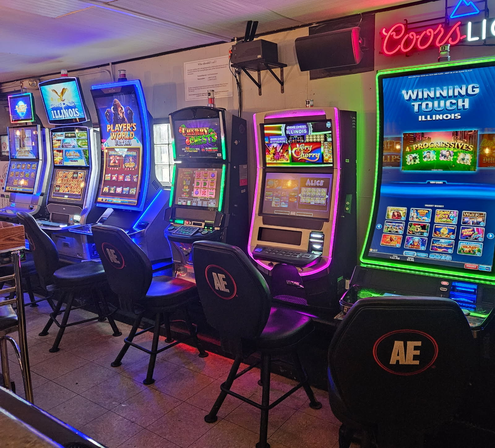 Gaming slots at Last Chance