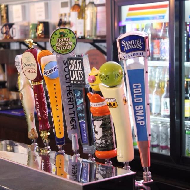 Beer taps at Last Chance